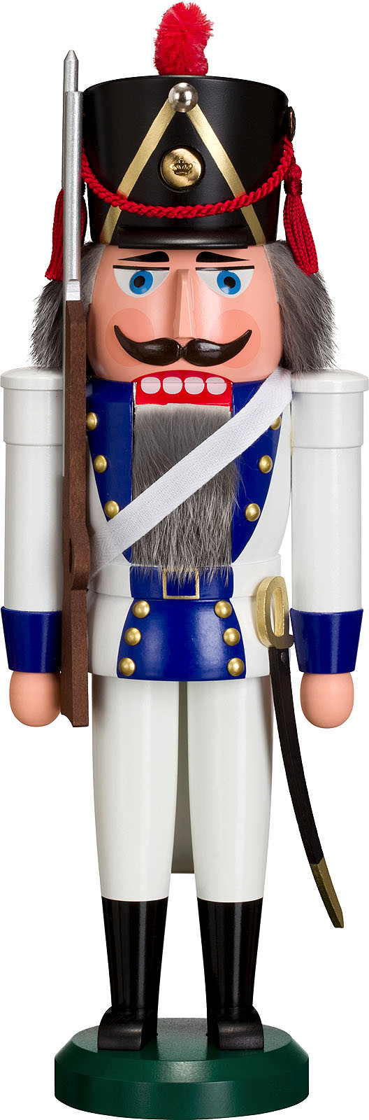 Seiffener Volkskunst eG Nussknacker Grenadier, blau Seiffener Volkskunst eG Nussknacker Grenadier, blau