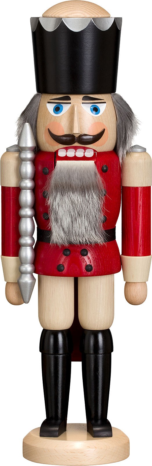 Seiffener Volkskunst eG Nussknacker König, Esche lasiert, rot, 39 cm Seiffener Volkskunst eG Nussknacker König, Esche lasiert, rot, 39 cm