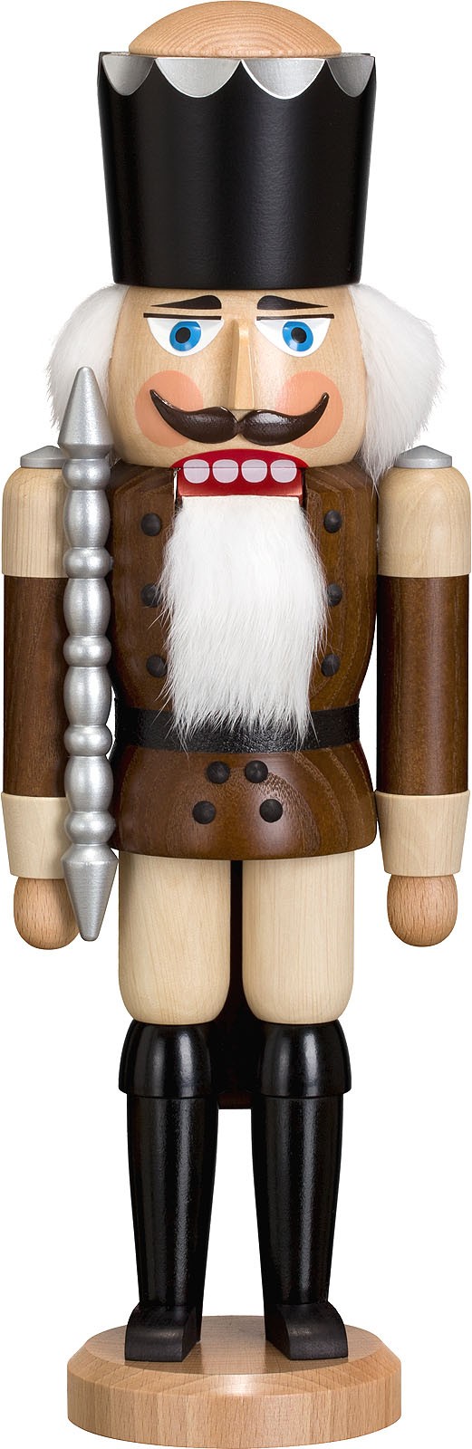 Seiffener Volkskunst eG Nussknacker König, Esche lasiert, braun, 39 cm Seiffener Volkskunst eG Nussknacker König, Esche lasiert, braun, 39 cm