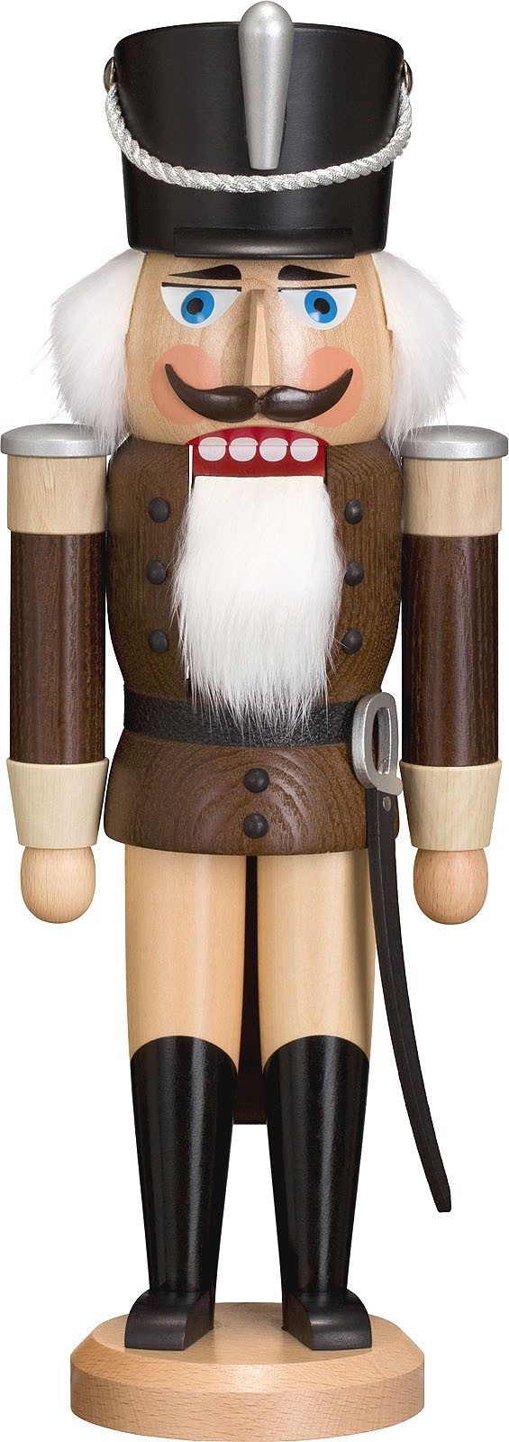 Seiffener Volkskunst eG Nussknacker Husar, Esche lasiert, braun, 37 cm Seiffener Volkskunst eG Nussknacker Husar, Esche lasiert, braun, 37 cm