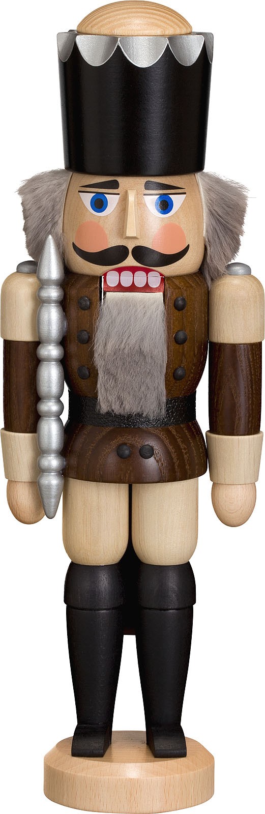 Seiffener Volkskunst eG Nussknacker König, Esche lasiert, braun, 29 cm Seiffener Volkskunst eG Nussknacker König, Esche lasiert, braun, 29 cm
