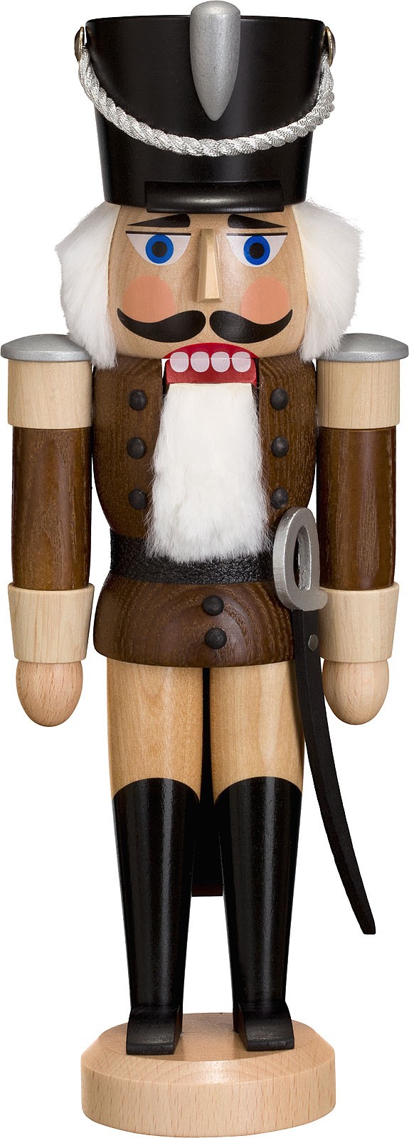Seiffener Volkskunst eG Nussknacker Husar, Esche lasiert, braun, 28 cm Seiffener Volkskunst eG Nussknacker Husar, Esche lasiert, braun, 28 cm