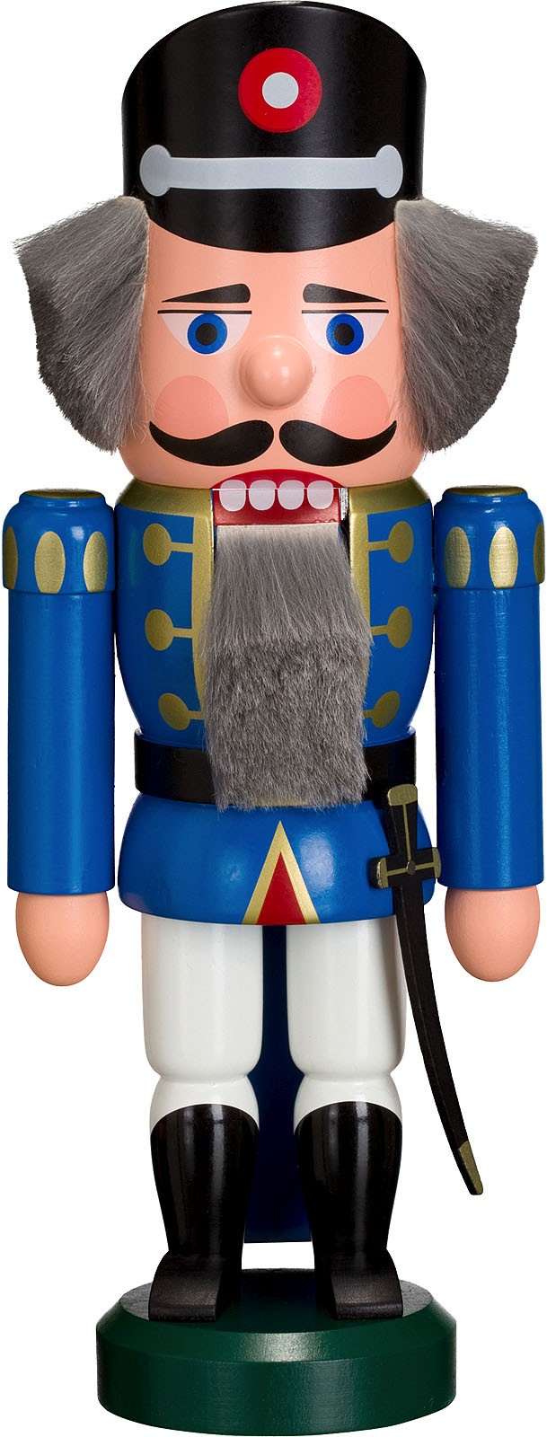 Seiffener Volkskunst eG Nussknacker Polizist, blau, 25 cm Seiffener Volkskunst eG Nussknacker Polizist, blau, 25 cm