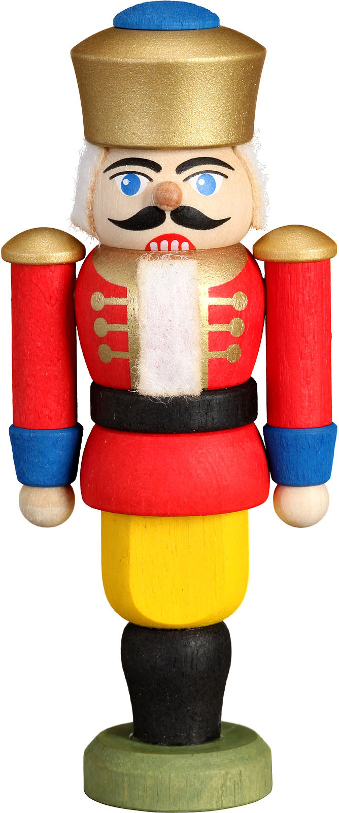 Seiffener Volkskunst eG Mini-Nussknacker König, rot Seiffener Volkskunst eG Mini-Nussknacker König, rot