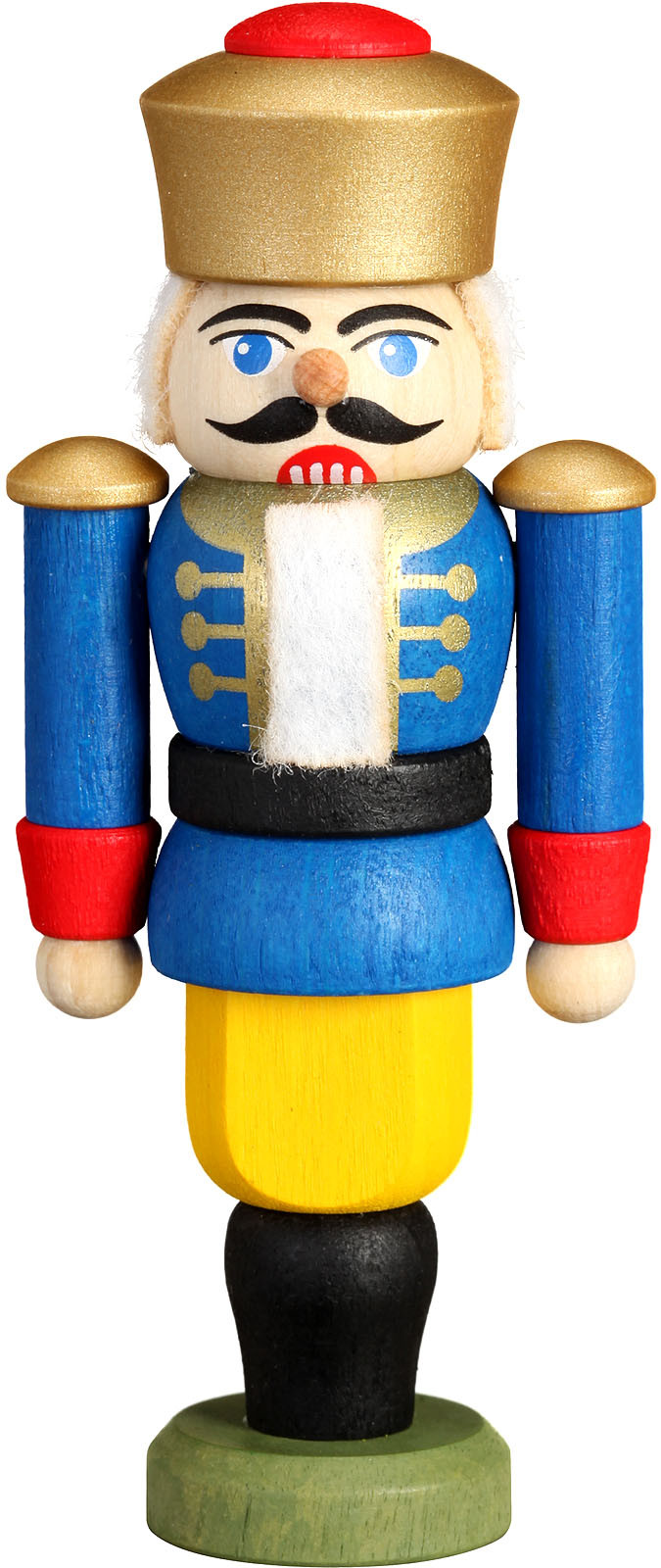 Seiffener Volkskunst eG Mini-Nussknacker König, blau Seiffener Volkskunst eG Mini-Nussknacker König, blau