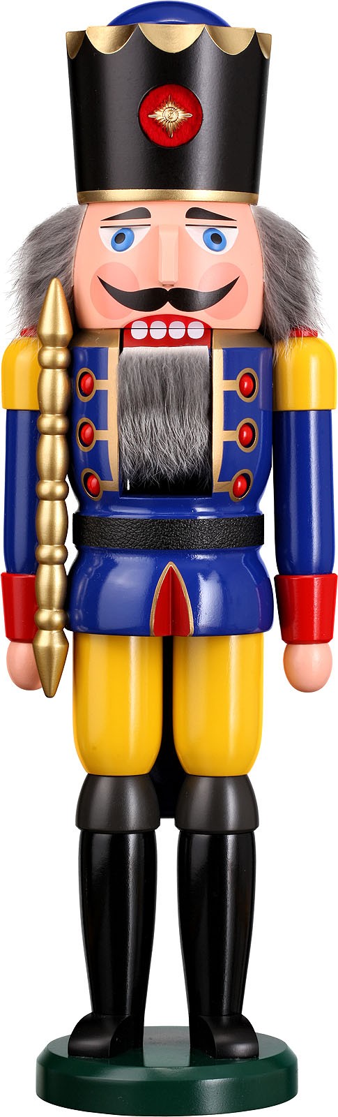 Seiffener Volkskunst eG Nussknacker König, blau, 50 cm Seiffener Volkskunst eG Nussknacker König, blau, 50 cm