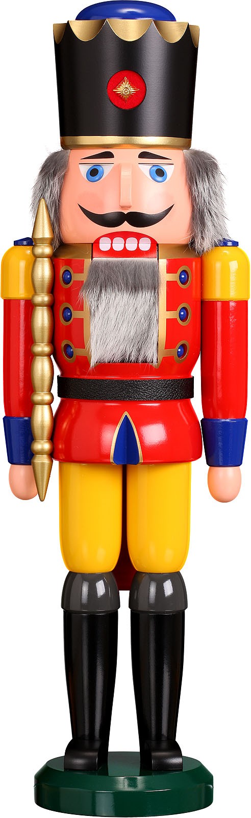 Seiffener Volkskunst eG Nussknacker König Rot 60cm Seiffener Volkskunst eG Nussknacker König Rot 60cm
