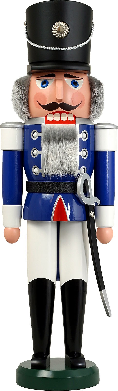 Seiffener Volkskunst eG Nussknacker Husar, blau, 60cm Seiffener Volkskunst eG Nussknacker Husar, blau, 60cm