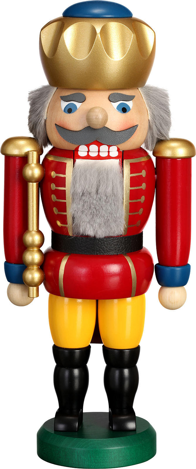 Seiffener Volkskunst eG Nussknacker König, rot Seiffener Volkskunst eG Nussknacker König, rot
