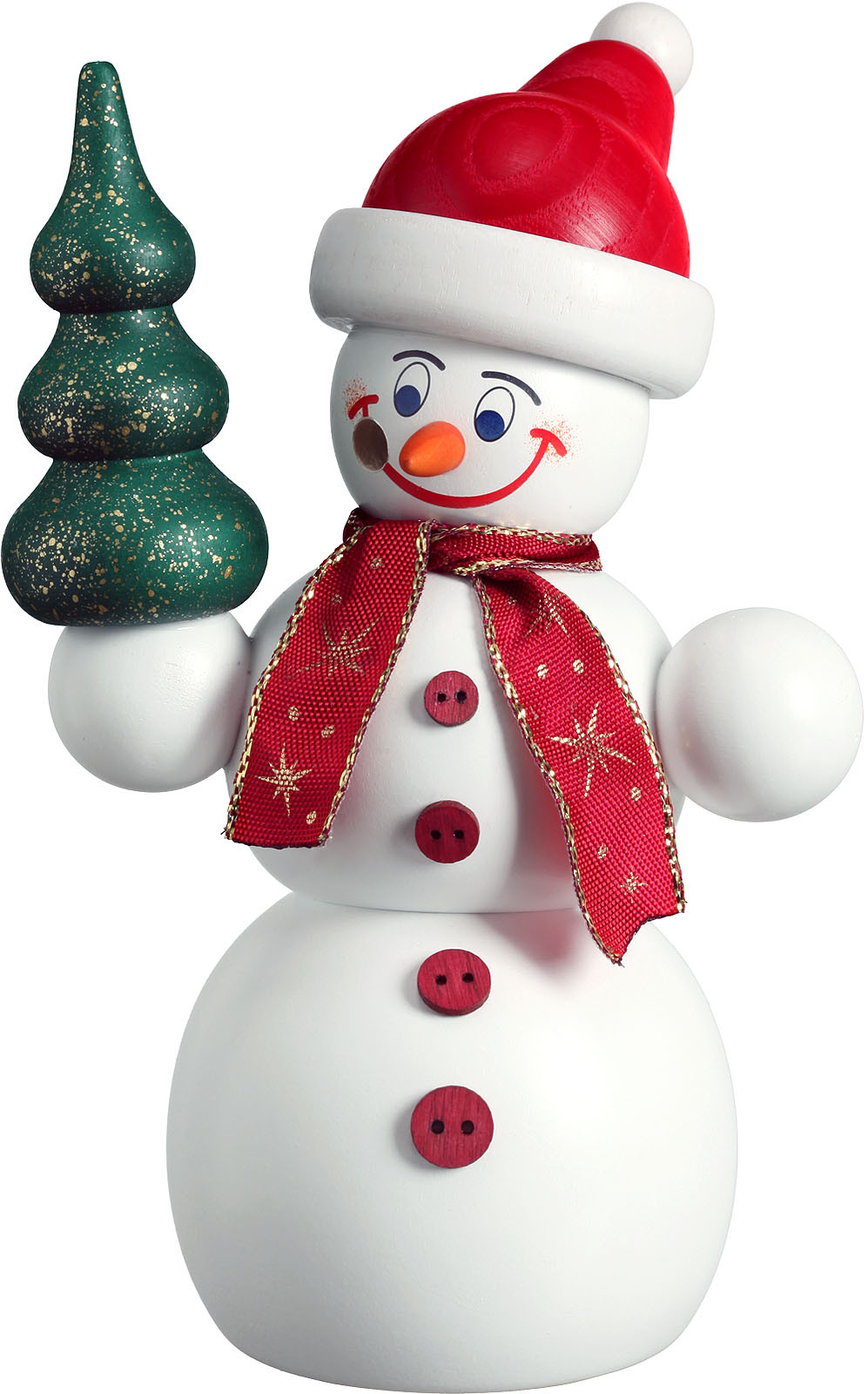 Seiffener Volkskunst eG Räuchermann Weihnachts-Schneemann Seiffener Volkskunst eG Räuchermann Weihnachts-Schneemann