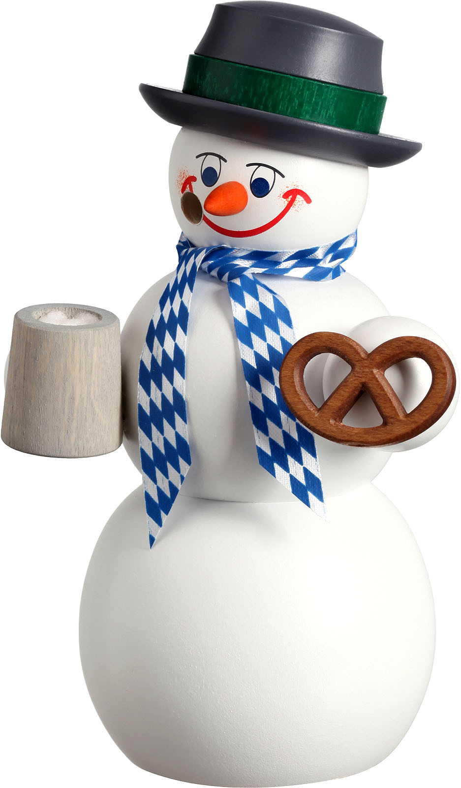 Seiffener Volkskunst eG Räuchermann Schneemann Bayer Seiffener Volkskunst eG Räuchermann Schneemann Bayer