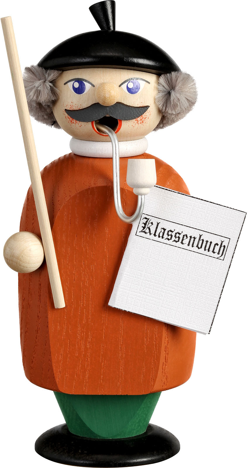 Seiffener Volkskunst eG Räuchermann Lehrer - kleiner Geselle Seiffener Volkskunst eG Räuchermann Lehrer - kleiner Geselle