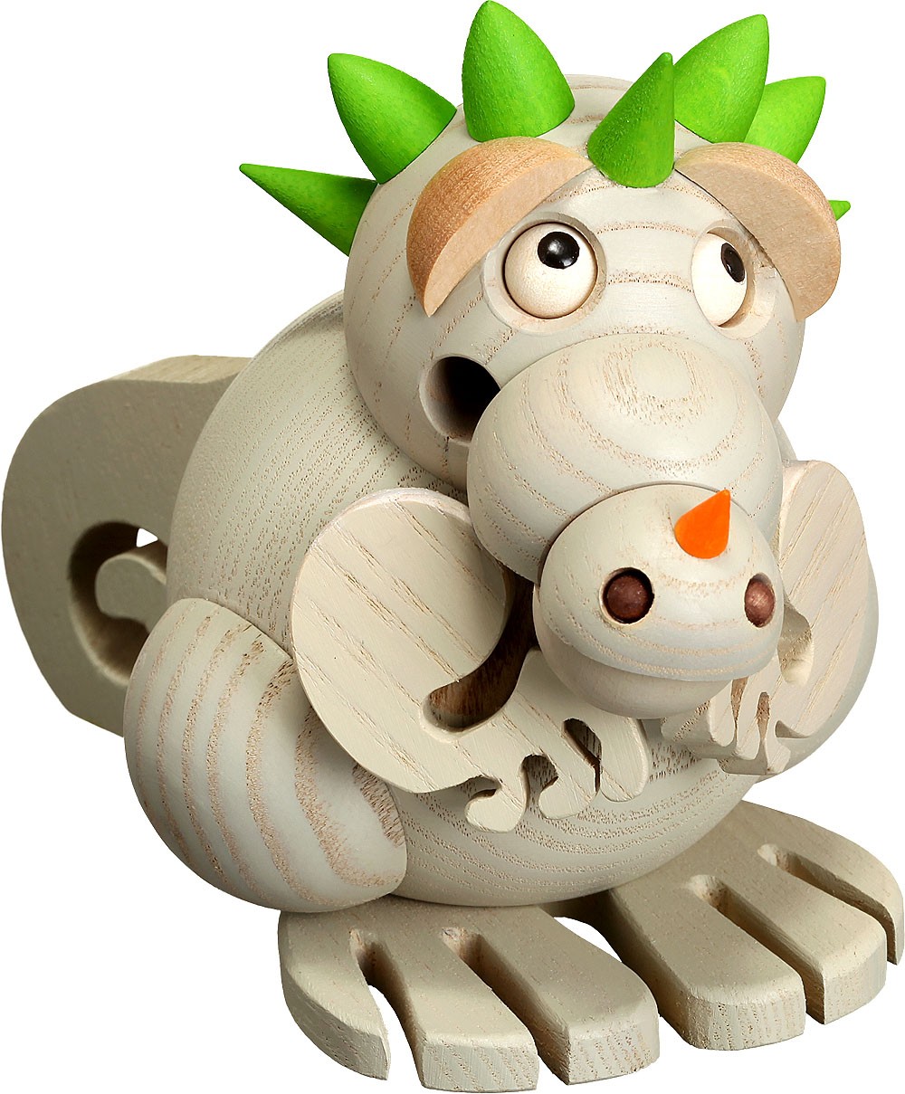 Seiffener Volkskunst eG Kugelräucherfiguren, Räucherdrachen - Junior Kleinlaut Seiffener Volkskunst eG Kugelräucherfiguren, Räucherdrachen - Junior Kleinlaut
