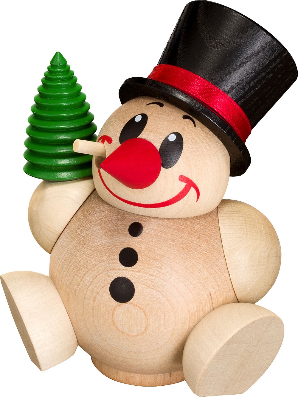Seiffener Volkskunst eG Kugelräucherfigur, Cool Man - mit Baum Seiffener Volkskunst eG Kugelräucherfigur, Cool Man - mit Baum