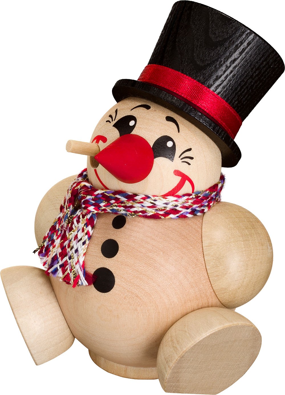 Seiffener Volkskunst eG Kugelräucherfigur, Cool Man - mit Schal Seiffener Volkskunst eG Kugelräucherfigur, Cool Man - mit Schal