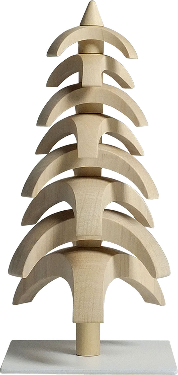 Seiffener Volkskunst eG Drehbaum Twist, Weißbuche - 15 cm Seiffener Volkskunst eG Drehbaum Twist, Weißbuche - 15 cm