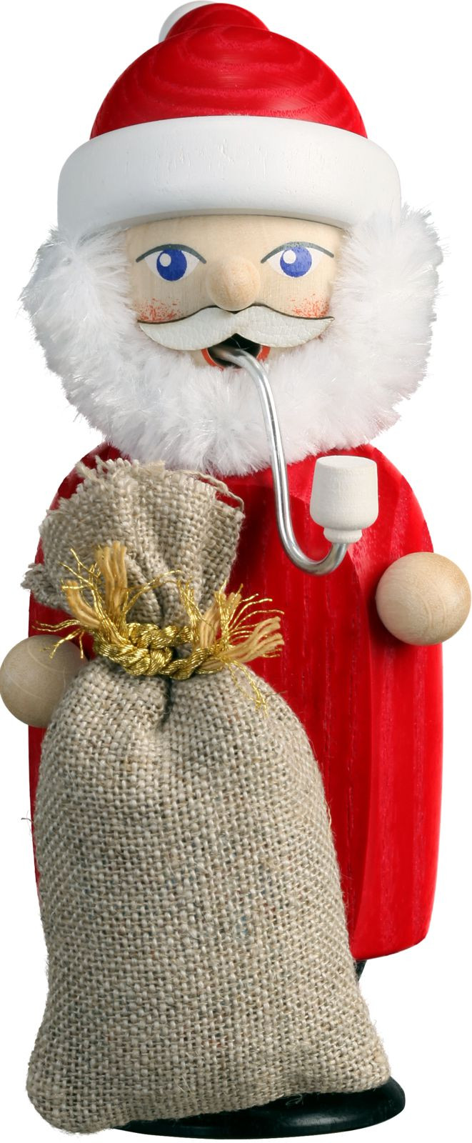 Seiffener Volkskunst eG Räuchermann Weihnachtsmann - Kleiner Geselle Seiffener Volkskunst eG Räuchermann Weihnachtsmann - Kleiner Geselle
