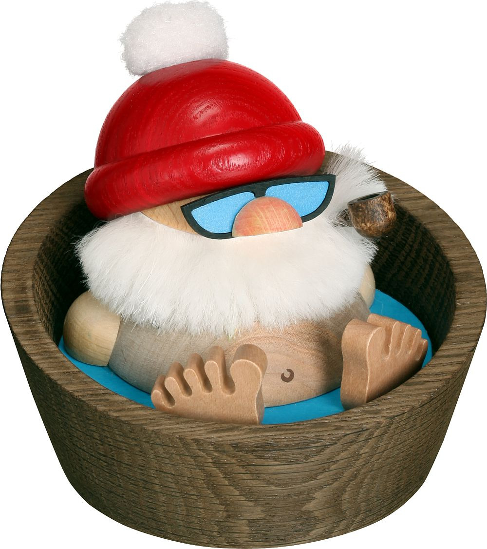 Seiffener Volkskunst eG Kugelräucherfigur Nikolaus Karl im Pool Seiffener Volkskunst eG Kugelräucherfigur Nikolaus Karl im Pool