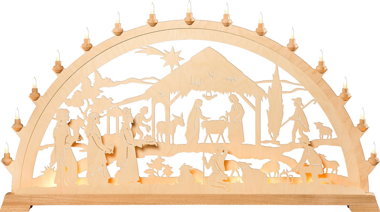 Taulin Schwibbogen Christgeburt mit Könige Taulin Schwibbogen Christgeburt mit Könige
