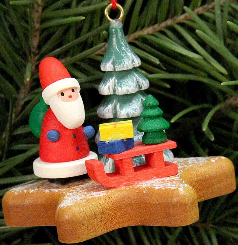 Christian Ulbricht Baumbehang Nikolaus auf Lebkuchenstern Christian Ulbricht Baumbehang Nikolaus auf Lebkuchenstern