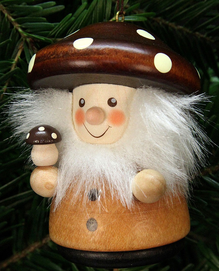 Christian Ulbricht Baumbehang Weihnachtsmann Pilzmännle, natur Christian Ulbricht Baumbehang Weihnachtsmann Pilzmännle, natur