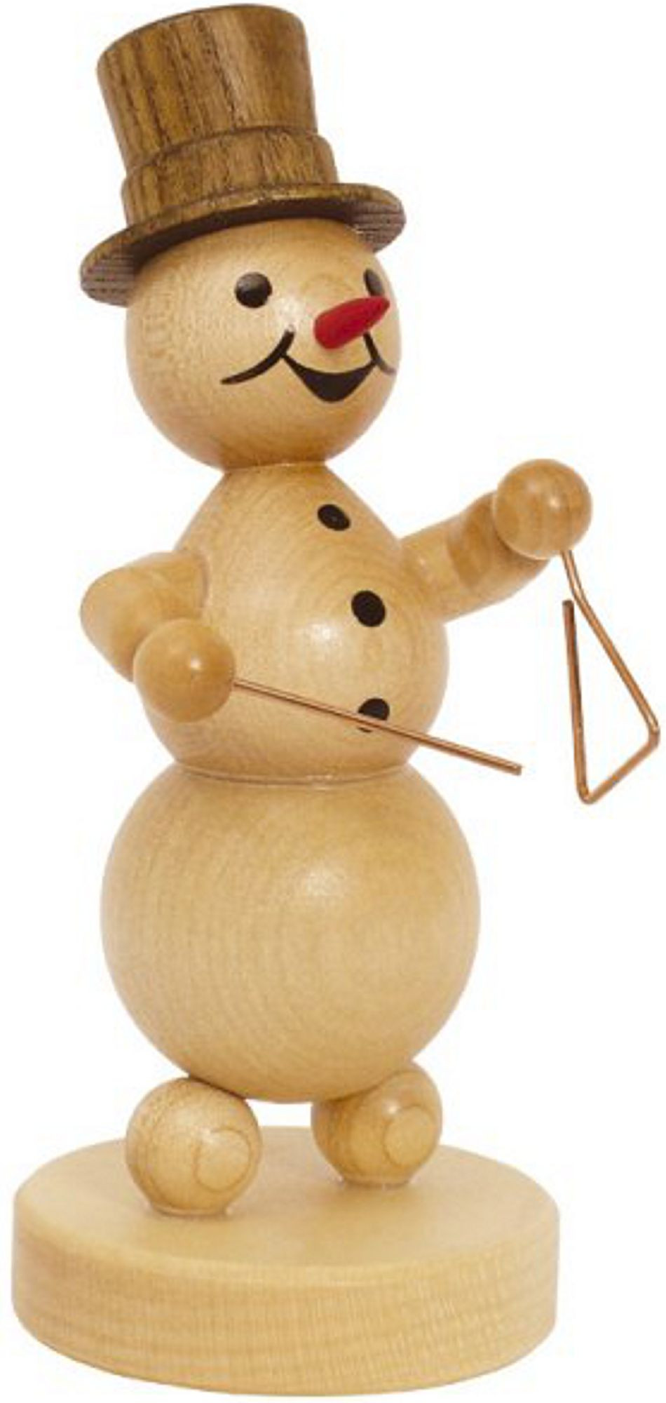 Drechslerei Volkmar Wagner Schneemannmusikant - Triangel Drechslerei Volkmar Wagner Schneemannmusikant - Triangel