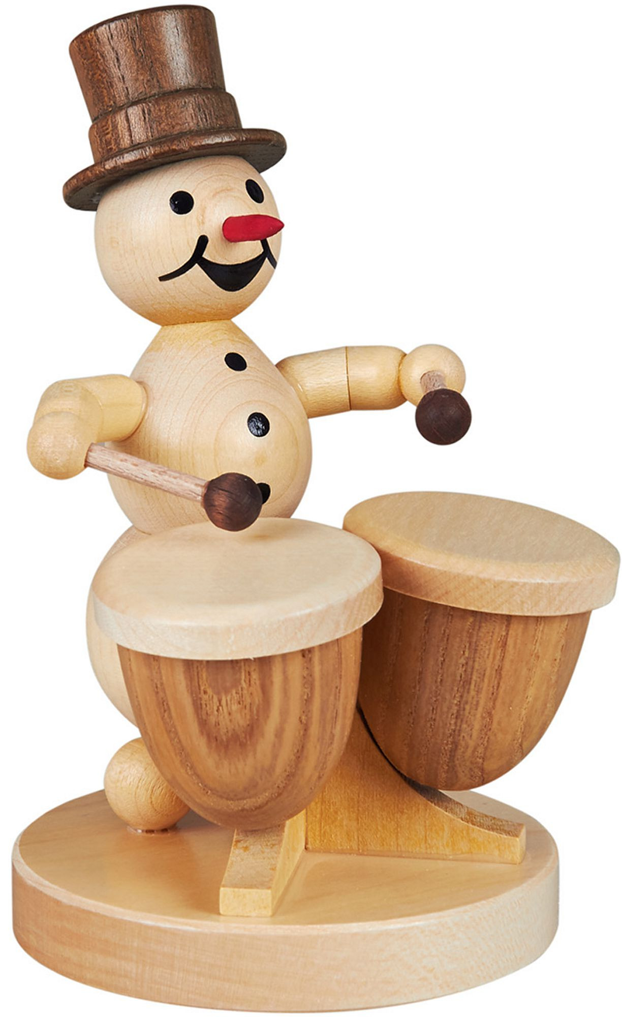 Drechslerei Volkmar Wagner Schneemannmusikant - Kesselpauke Drechslerei Volkmar Wagner Schneemannmusikant - Kesselpauke