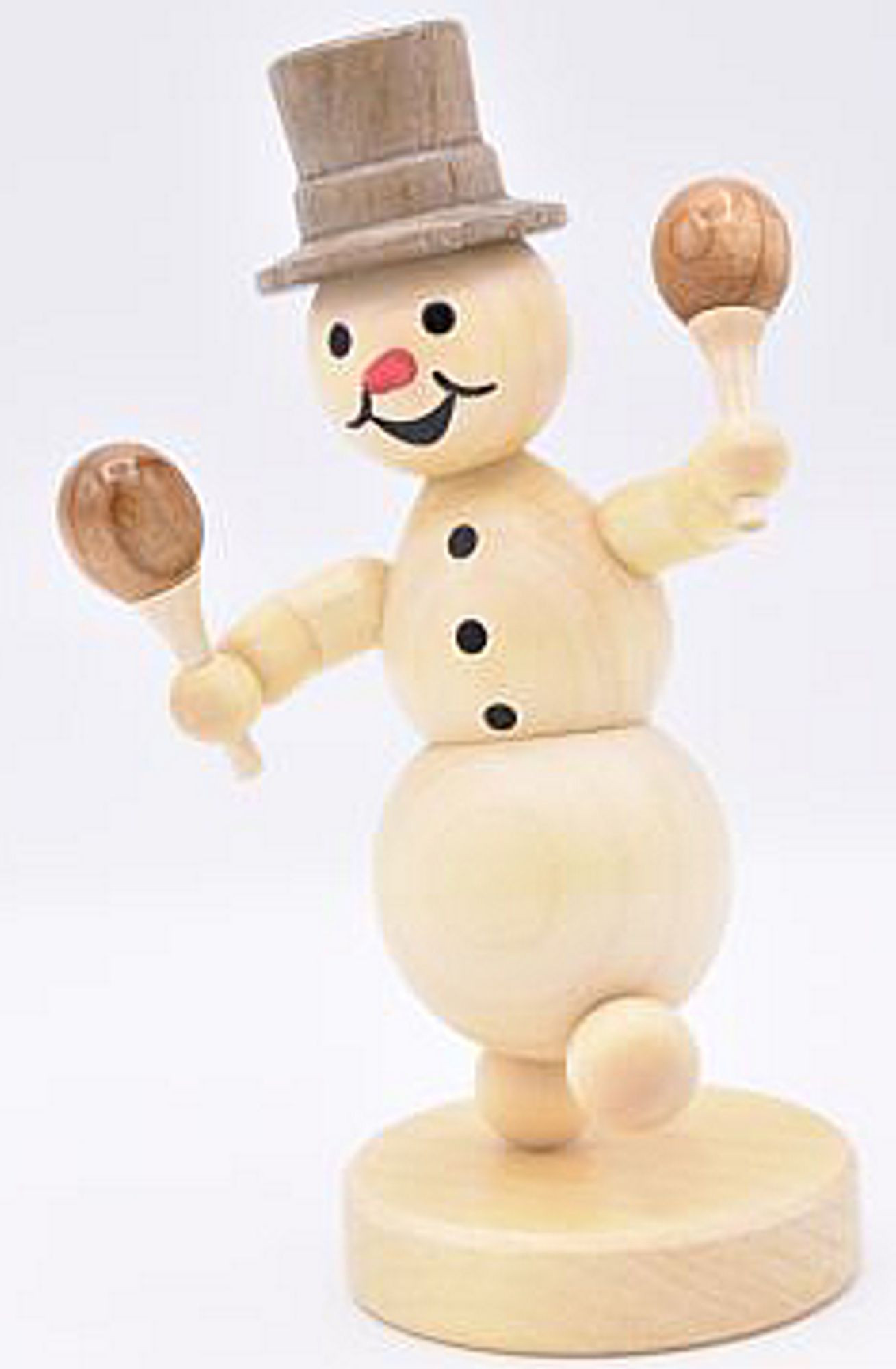 Drechslerei Volkmar Wagner Schneemannmusikant - Rumbakugeln Drechslerei Volkmar Wagner Schneemannmusikant - Rumbakugeln