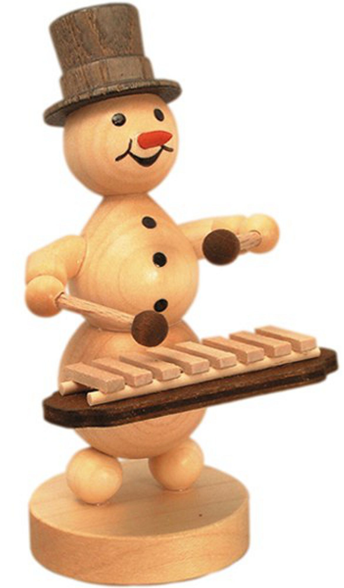 Drechslerei Volkmar Wagner Schneemannmusikant - Xylophon Drechslerei Volkmar Wagner Schneemannmusikant - Xylophon