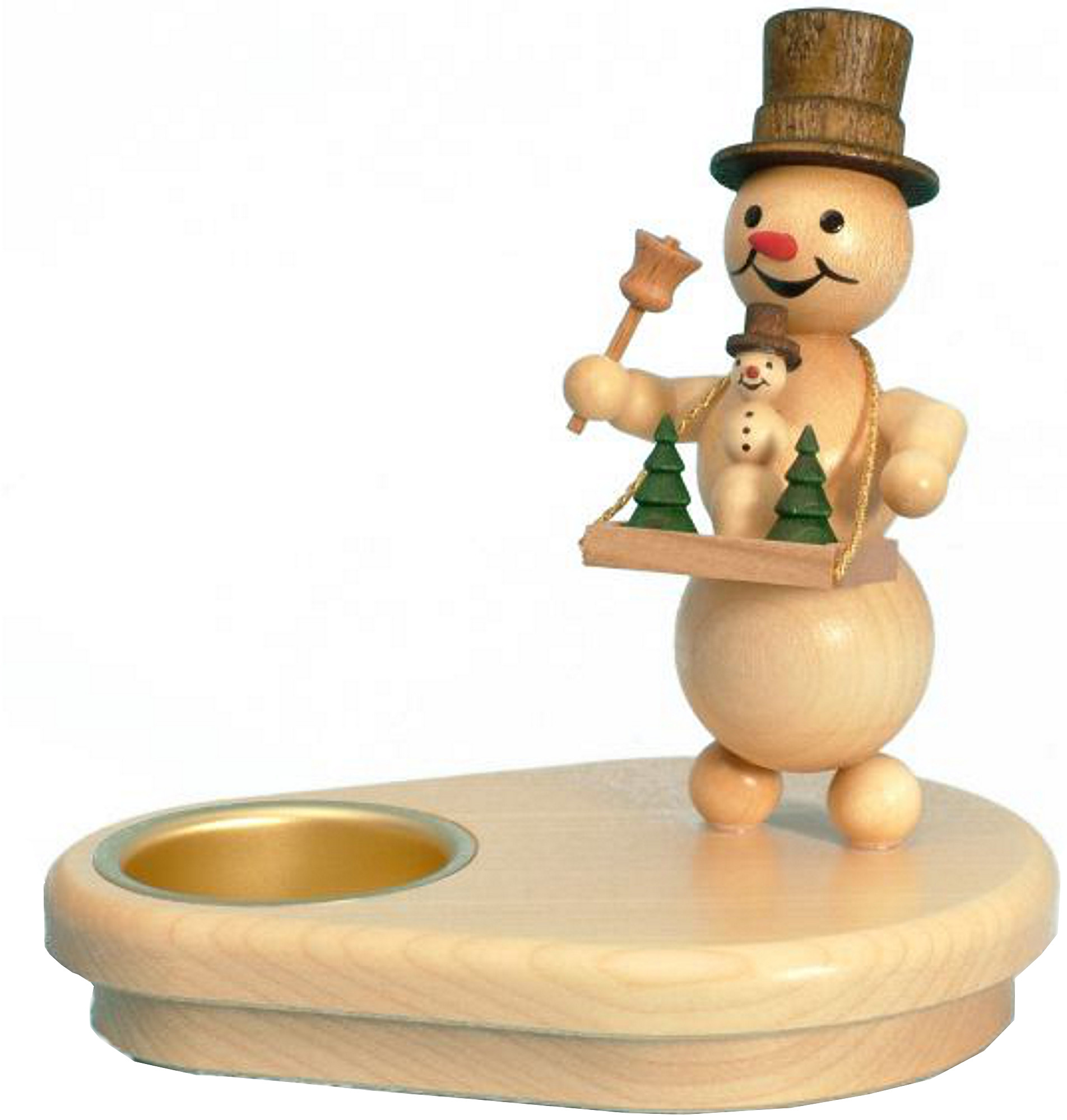 Drechslerei Volkmar Wagner Schneemannleuchter mit Bauchladen Drechslerei Volkmar Wagner Schneemannleuchter mit Bauchladen