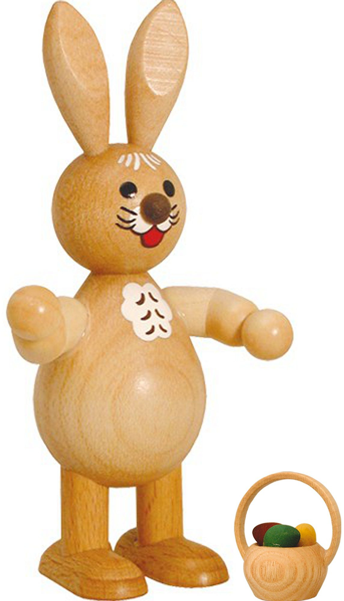 Drechslerei Volkmar Wagner Osterhase mit Eierkorb Drechslerei Volkmar Wagner Osterhase mit Eierkorb