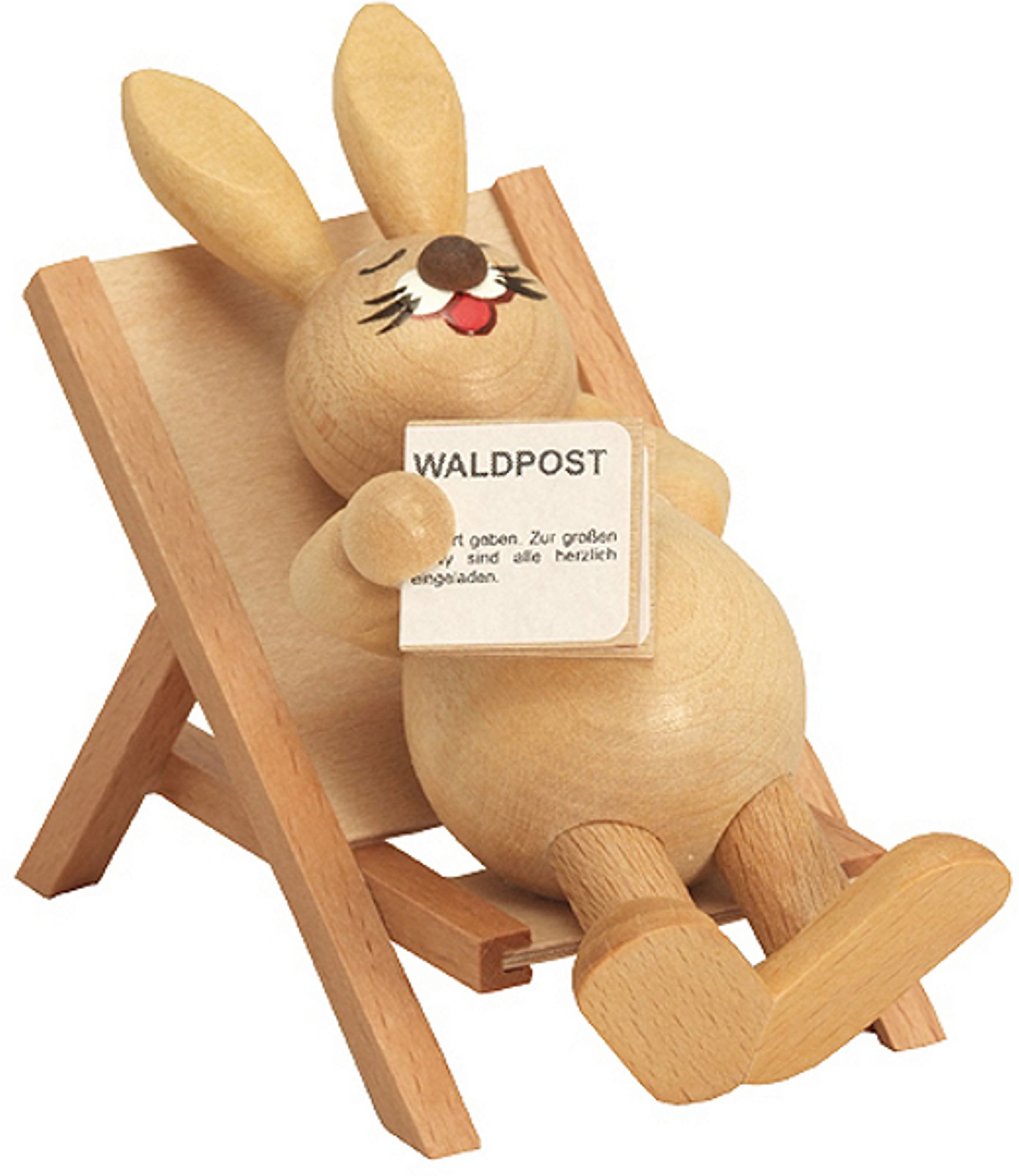 Drechslerei Volkmar Wagner Osterhase im Liegestuhl Drechslerei Volkmar Wagner Osterhase im Liegestuhl