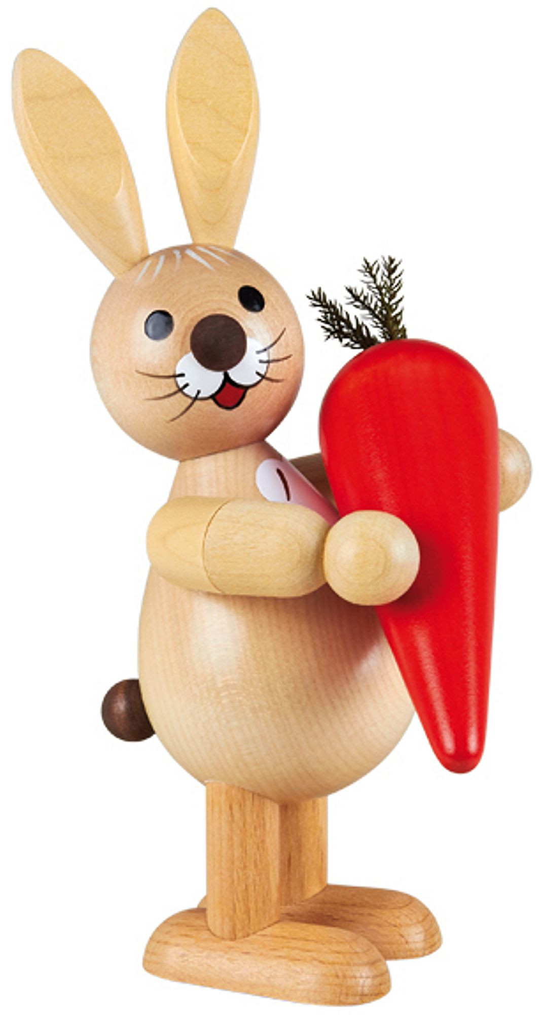 Drechslerei Volkmar Wagner Osterhase mit großer Möhre Drechslerei Volkmar Wagner Osterhase mit großer Möhre