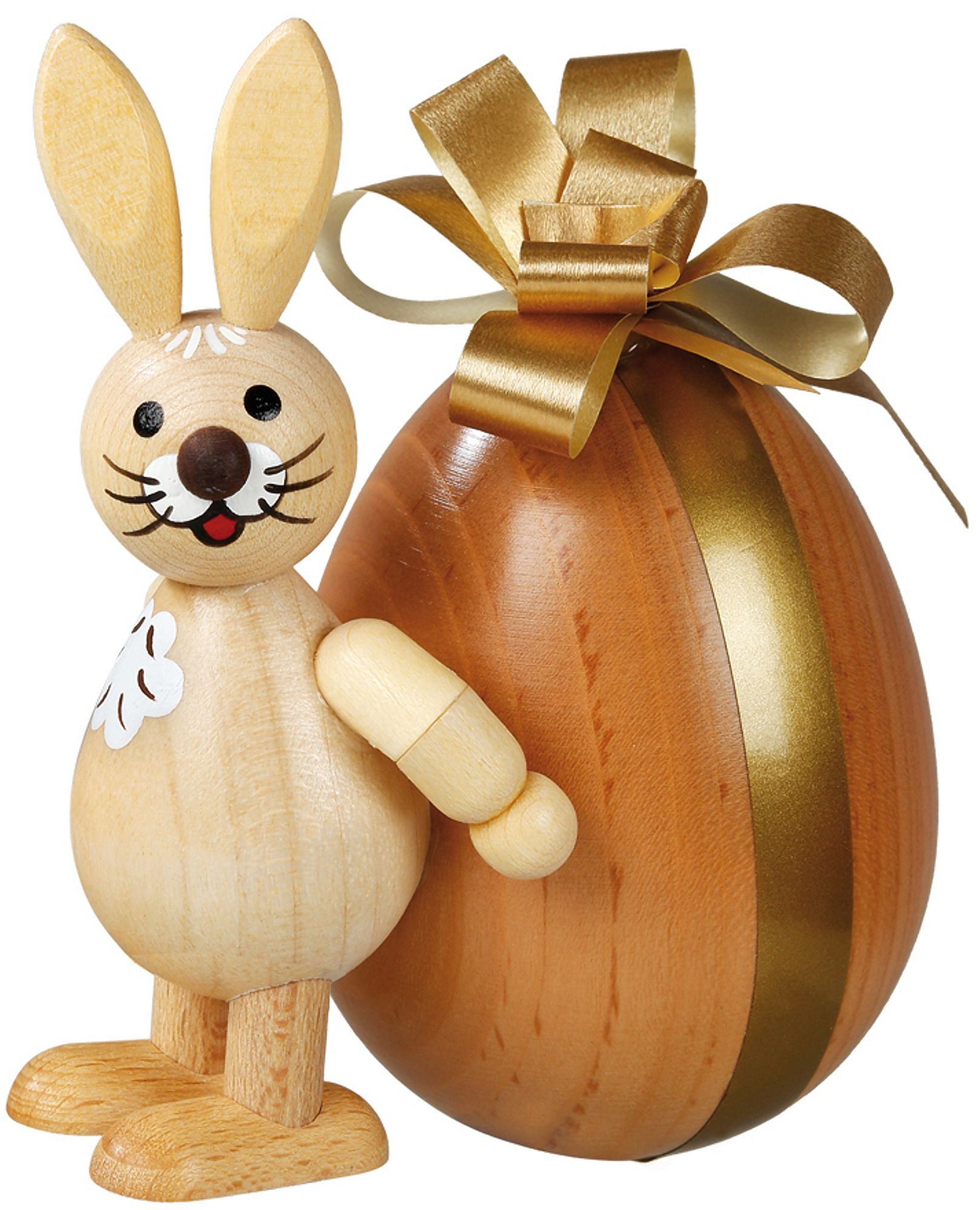 Drechslerei Volkmar Wagner Osterhase mit Riesenosterei Drechslerei Volkmar Wagner Osterhase mit Riesenosterei