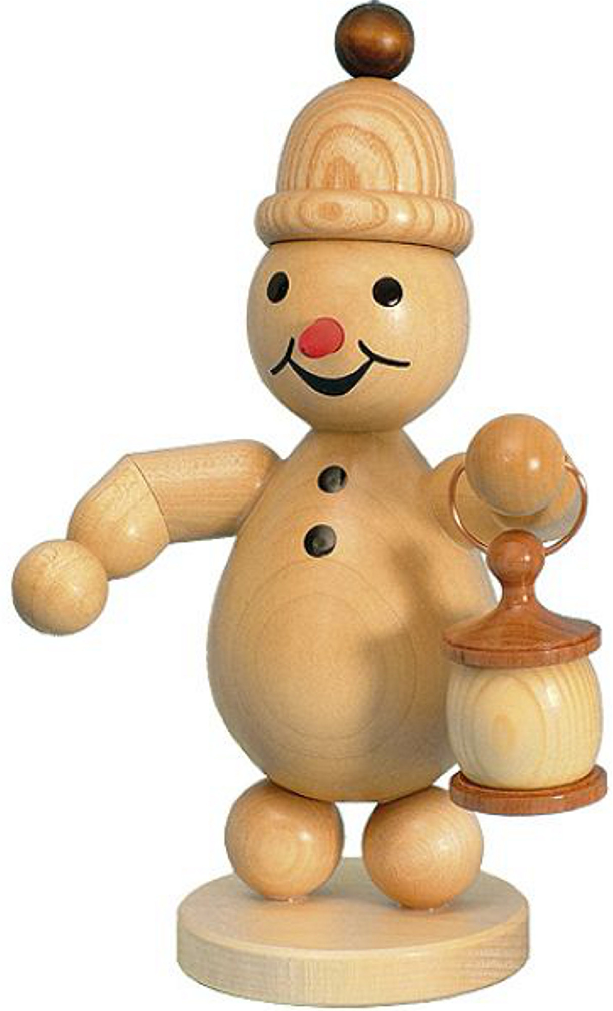 Drechslerei Volkmar Wagner Schneemann Junuior mit Laterne Drechslerei Volkmar Wagner Schneemann Junuior mit Laterne