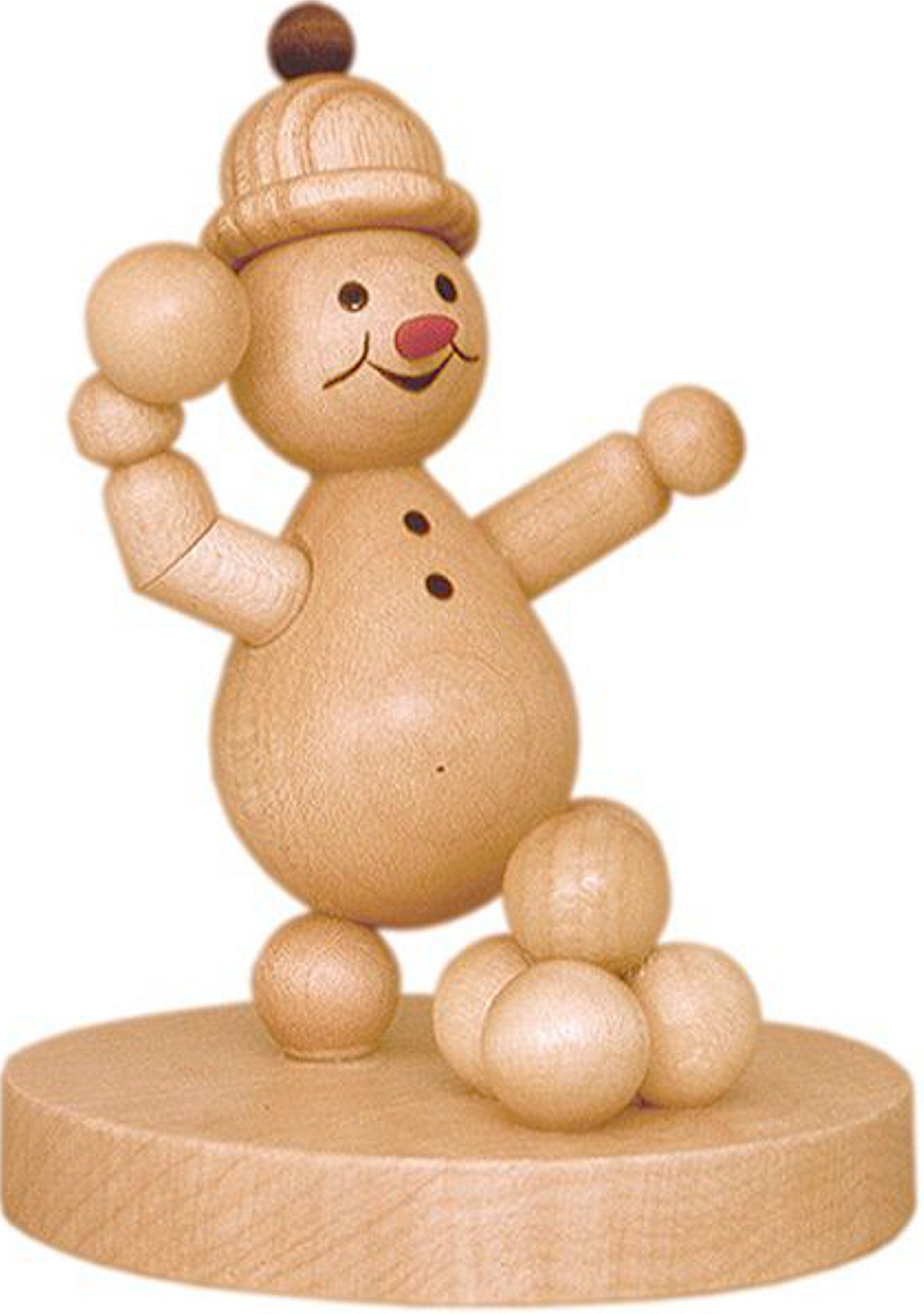 Drechslerei Volkmar Wagner Schneemann Junior - Schneeballwerfer Drechslerei Volkmar Wagner Schneemann Junior - Schneeballwerfer