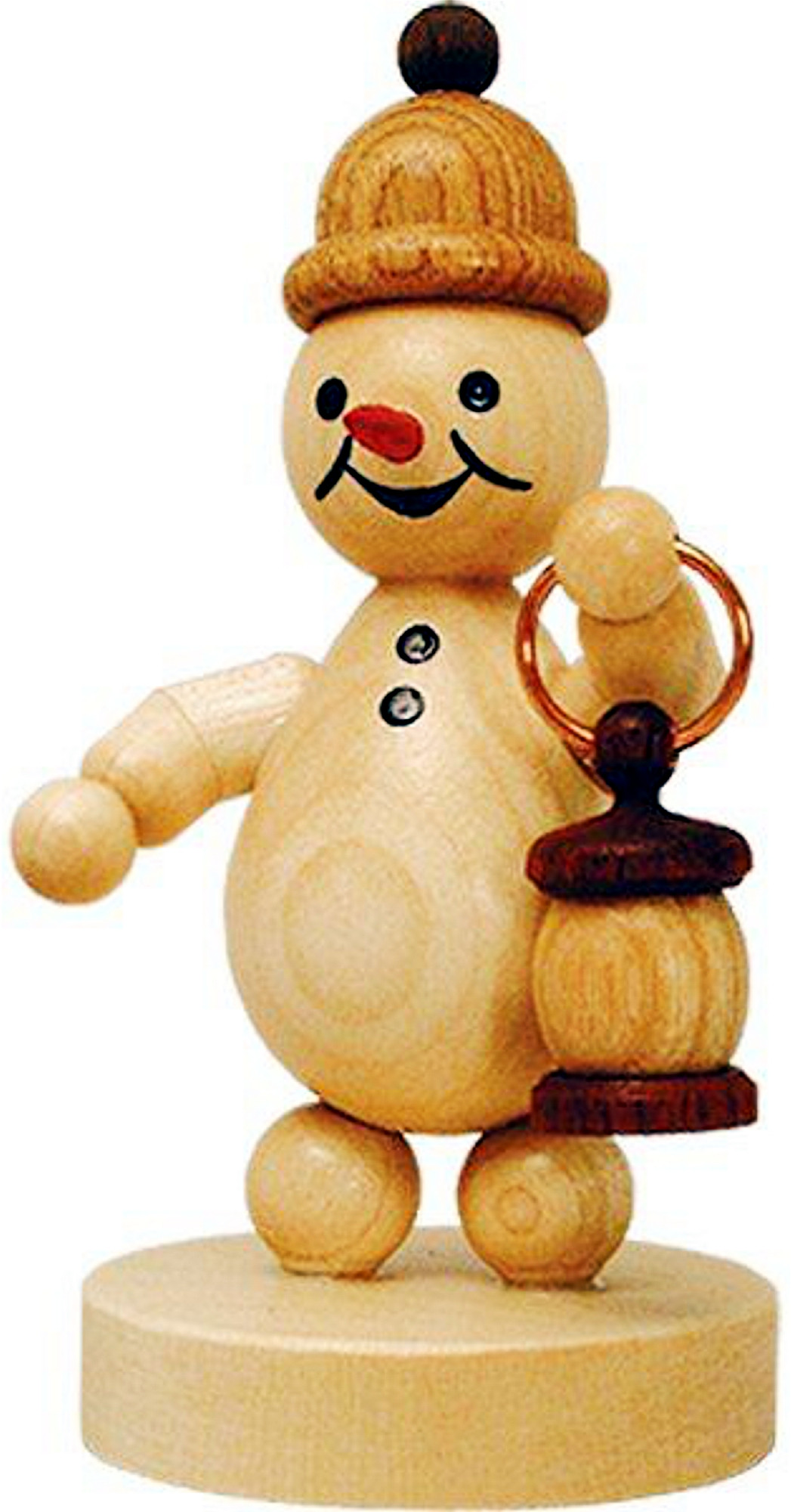 Drechslerei Volkmar Wagner Schneemann Junior mit Laterne Drechslerei Volkmar Wagner Schneemann Junior mit Laterne