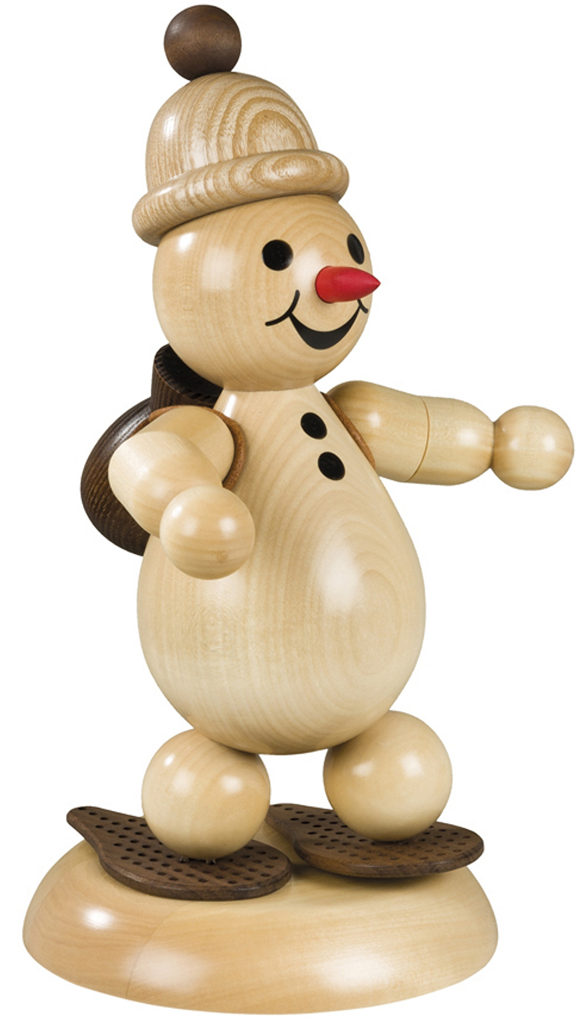 Drechslerei Volkmar Wagner Schneemann Junior - Schneewanderer Drechslerei Volkmar Wagner Schneemann Junior - Schneewanderer