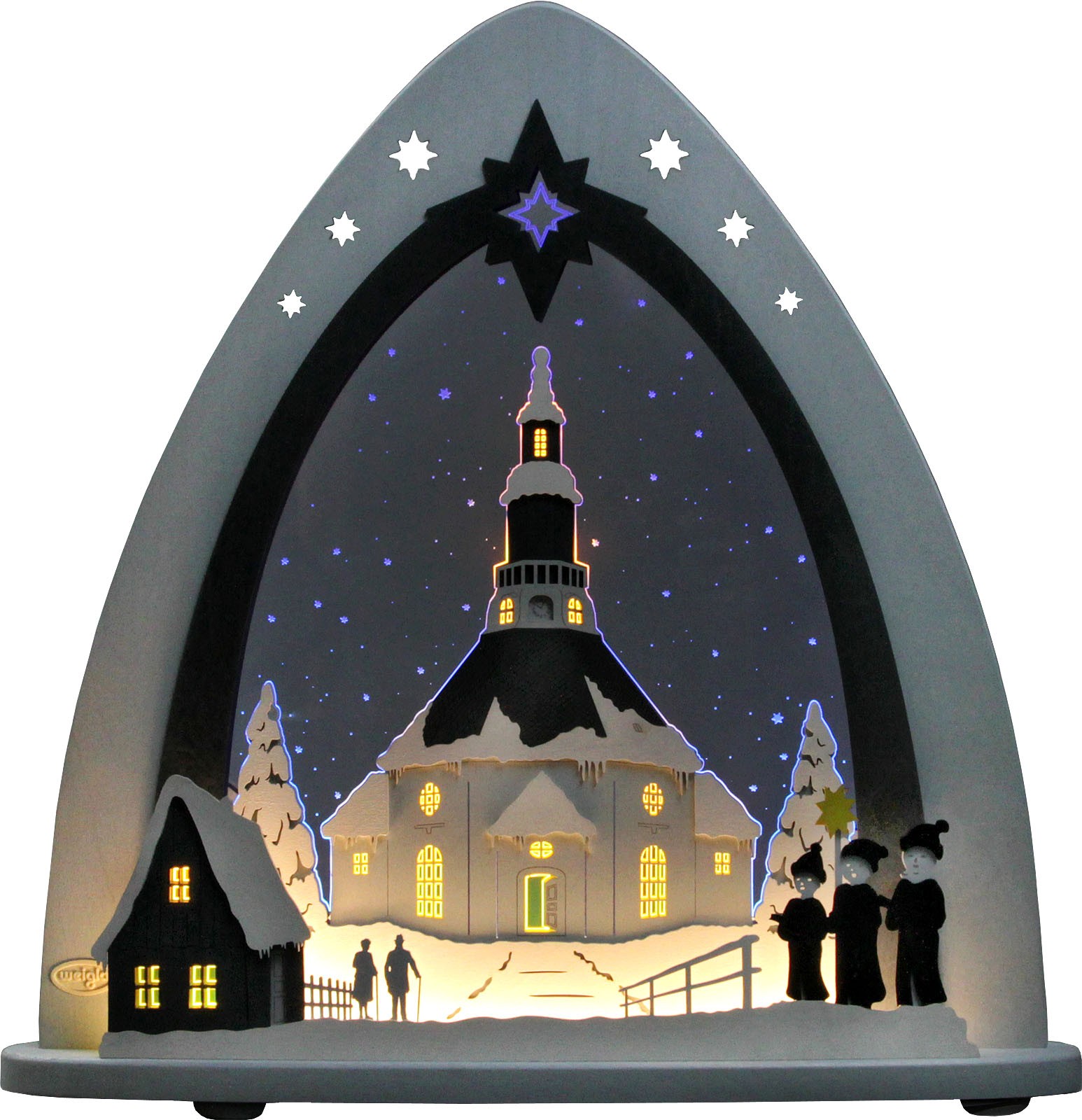 WEIGLA LED-Lichterspitze Seiffner Kirche WEIGLA LED-Lichterspitze Seiffner Kirche