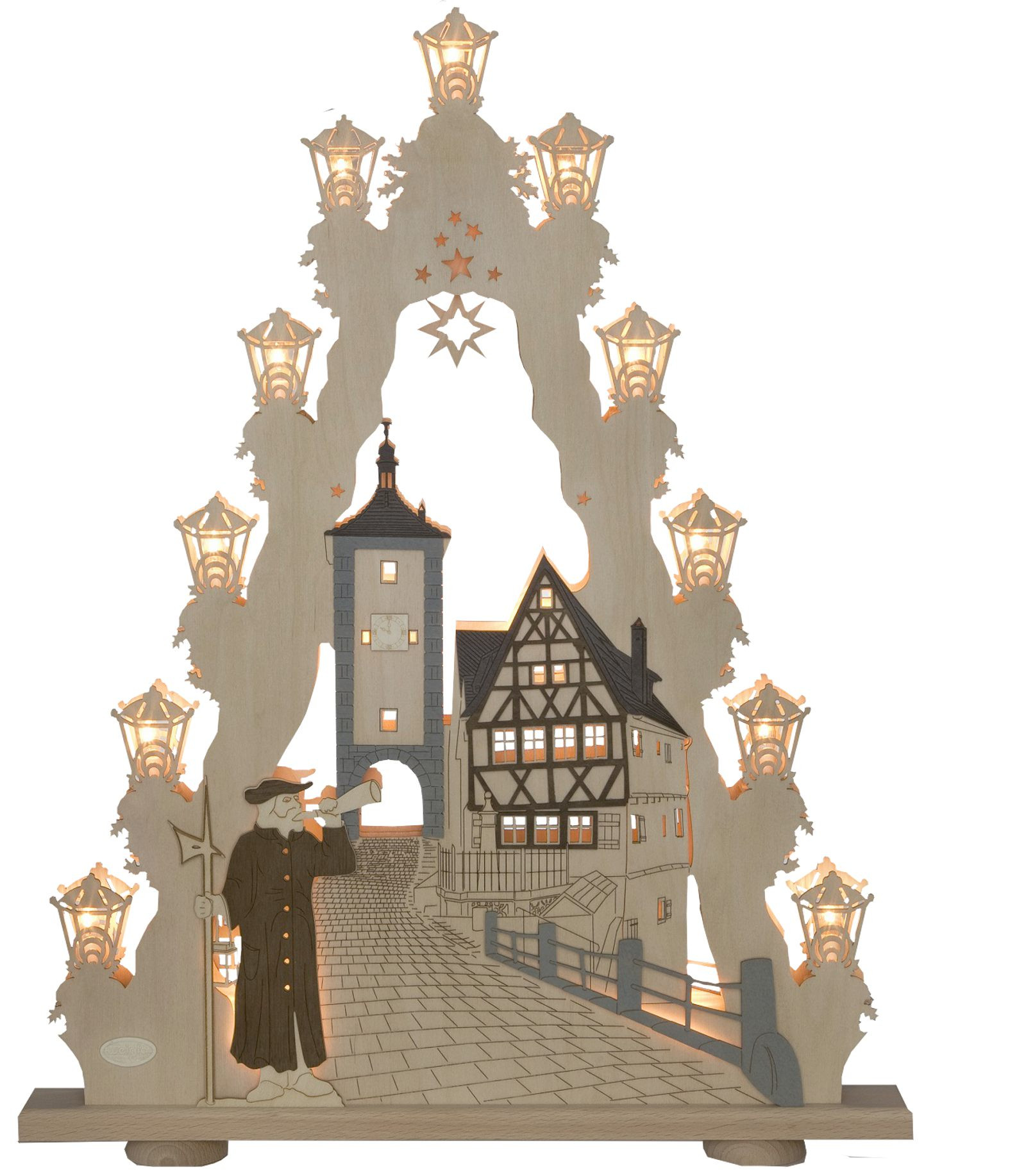 WEIGLA Lichterspitze Rothenburg ob der Tauber, 15 flg. WEIGLA Lichterspitze Rothenburg ob der Tauber, 15 flg.