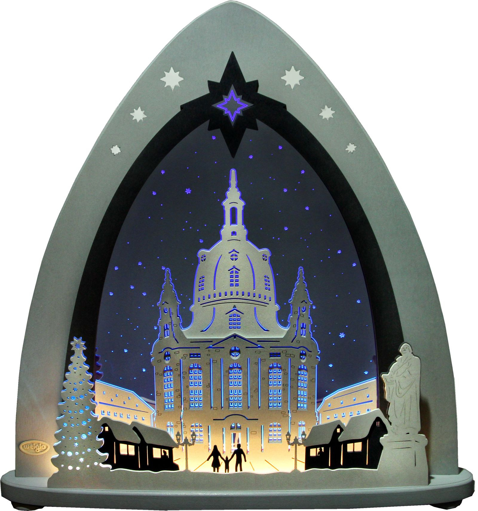WEIGLA LED-Lichterspitze Dresdner Frauenkirche WEIGLA LED-Lichterspitze Dresdner Frauenkirche