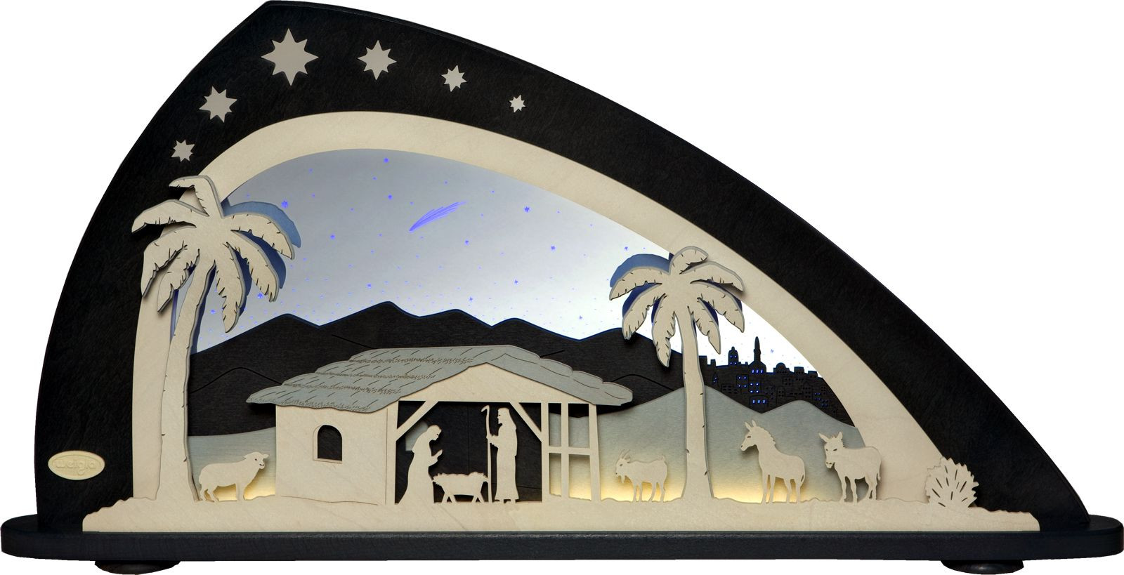 WEIGLA LED-Schwibbogen Bethlehem WEIGLA LED-Schwibbogen Bethlehem
