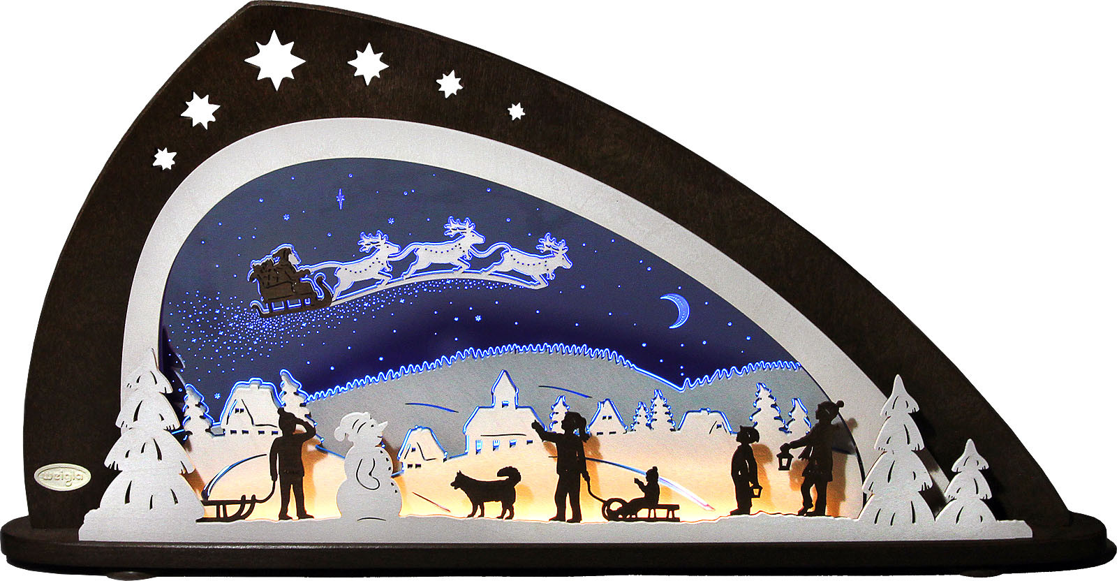 WEIGLA LED-Schwibbogen Santa Claus WEIGLA LED-Schwibbogen Santa Claus