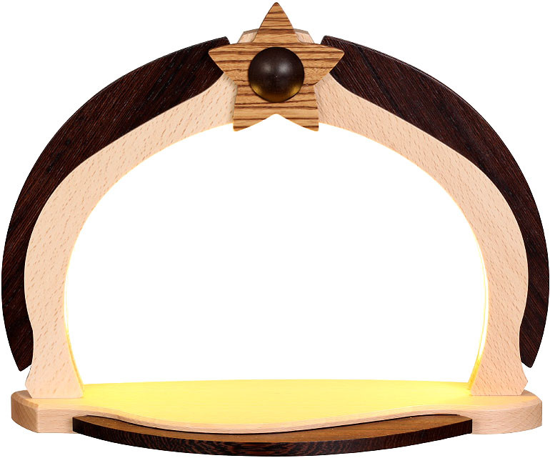Zeidler LED-Designbogen, klein - natur Zeidler LED-Designbogen, klein - natur