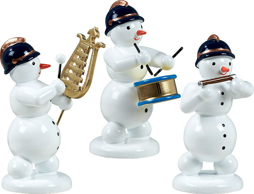 Ellmann Schneemannmusikanten, 3-teilig Ellmann Schneemannmusikanten, 3-teilig