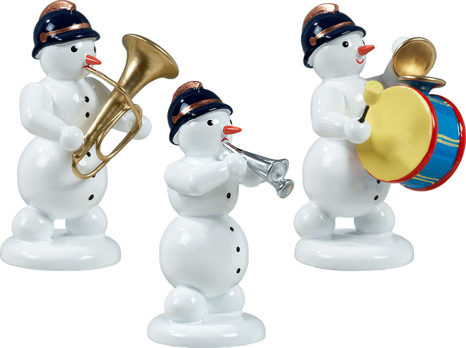 Ellmann Schneemannmusikanten, 3-teilig Ellmann Schneemannmusikanten, 3-teilig
