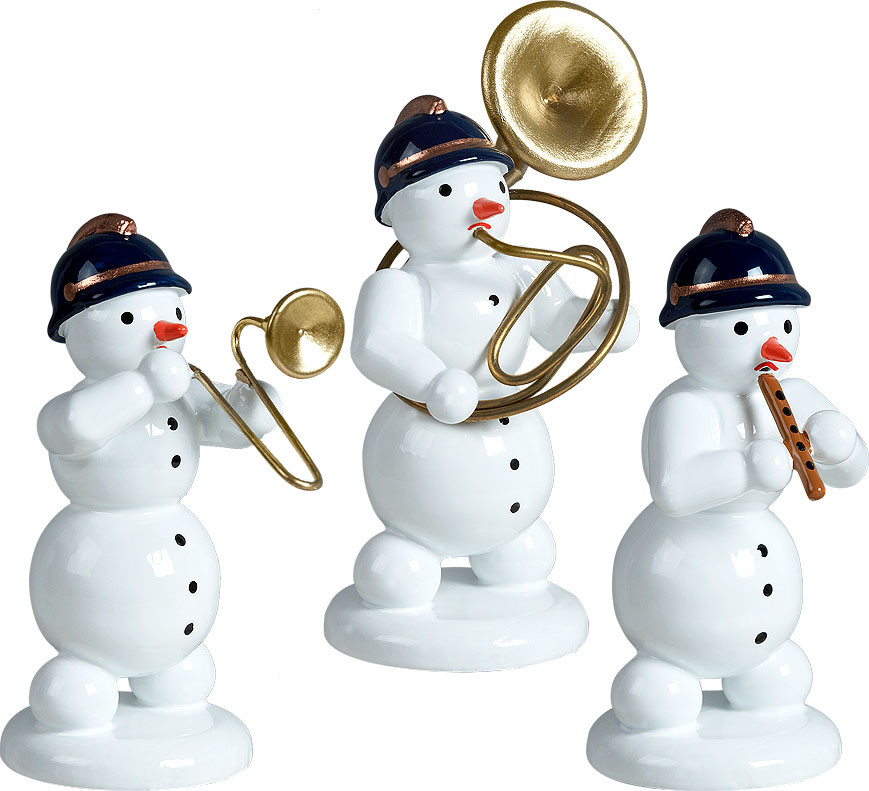 Ellmann Schneemannmusikanten, 3-teilig Ellmann Schneemannmusikanten, 3-teilig