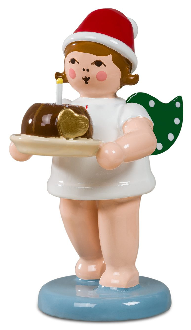 Ellmann Weihnachtsengel mit Kuchen, mit Mütze Ellmann Weihnachtsengel mit Kuchen, mit Mütze