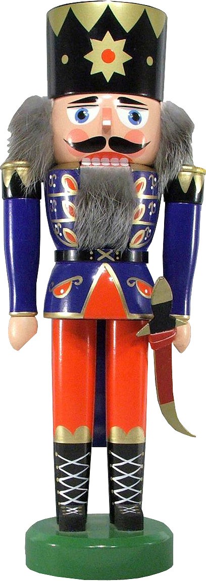 HoDreWa Legler Nussknacker König, blau, 38 cm HoDreWa Legler Nussknacker König, blau, 38 cm