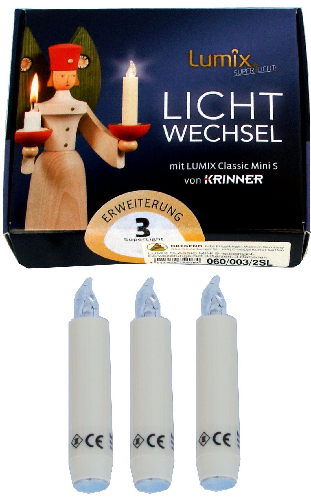 Dregeno Lumix Classic mini S - Lichtwechsel Erweiterung 3er-Set Dregeno Lumix Classic mini S - Lichtwechsel Erweiterung 3er-Set